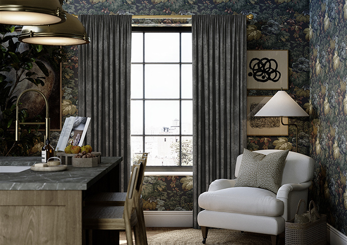 Florence Faux Suede, Woodland - Made to Measure Curtains - Image 3